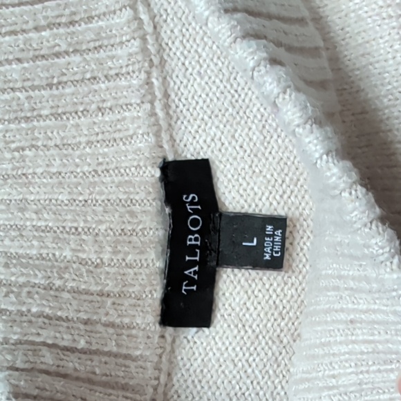 Fair Isle Highland Fox Mockneck Cotton Blend Pullover Sweater L - Picture 5 of 11